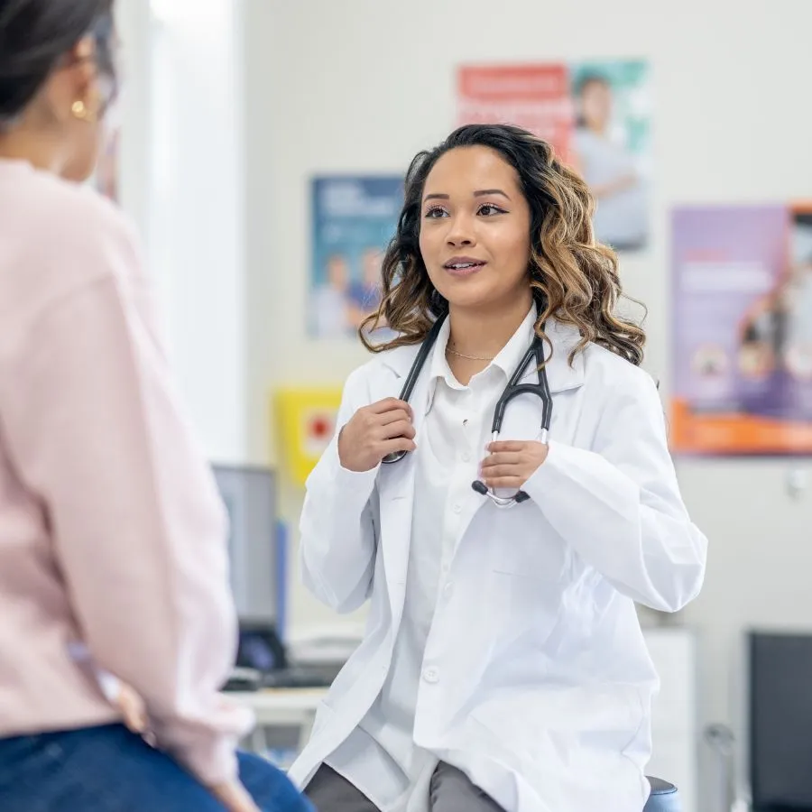 Patient consultation at SameCare Health Services clinic