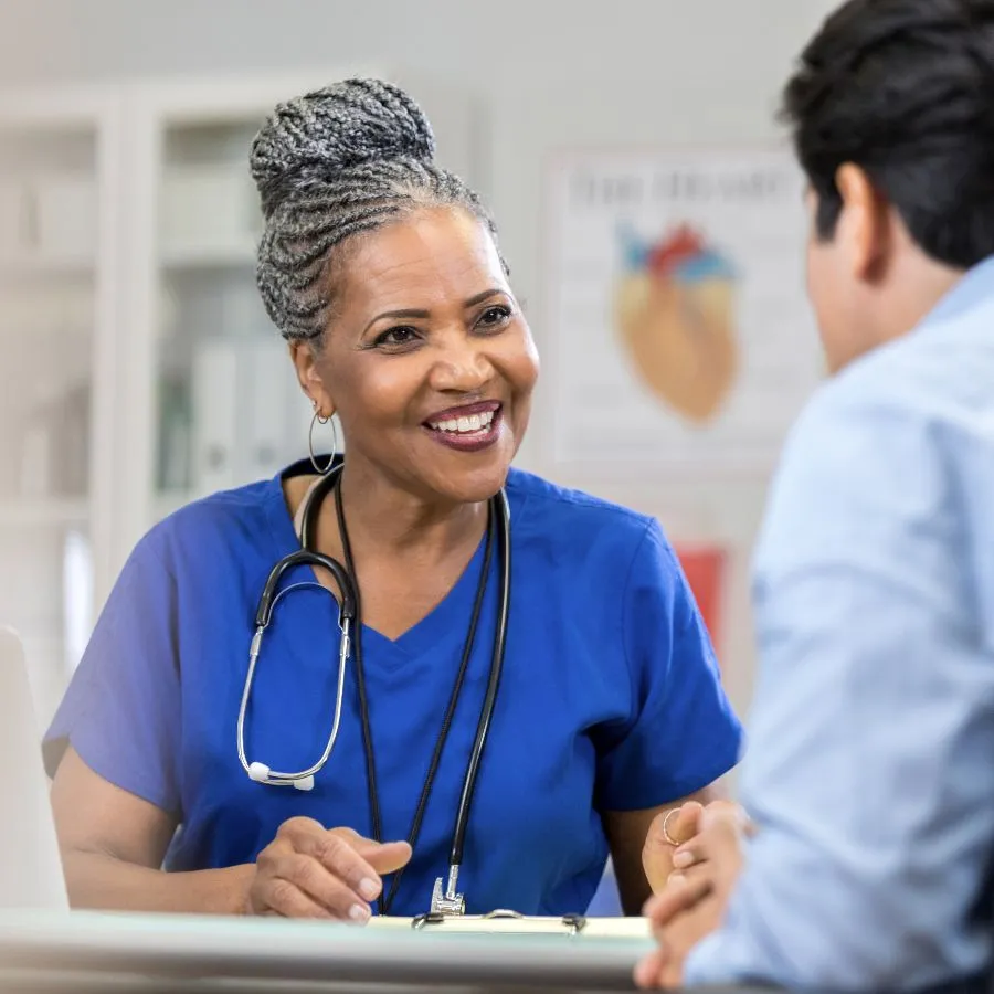 Patient consultation at SameCare Health Services clinic